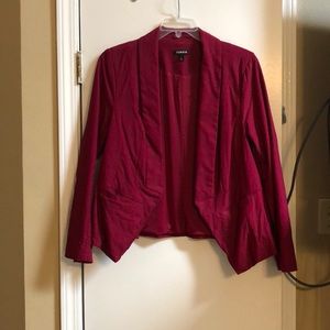 Burgundy torrid jacket